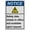 Warning Sign 3, variant on Safety Data Sheets Available MSDS Sign, Industrial MSDS Right to Know Sign 8"x12" UV Resistant for Indoor Outdoor Workplace