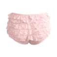 thumbnail image 5 of DHFJKG Women's Lace Trim Shorts Summer Layered Ruffle Trim Bloomers Shorts Cute Mini Pumpkin Pants Solid Color Low Rise Versatile Bottoms, 5 of 5