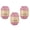 leather pink, variant on 3 Rolls Stretchy Weaving Cord Thread 32.8Yard Per Roll Elastic Polyester Yarn For Knitting And Weaving Home Decoration