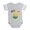 Heather Gray, variant on CafePress - FIN Tasty Orange - Cute Infant Baby Football Bodysuit