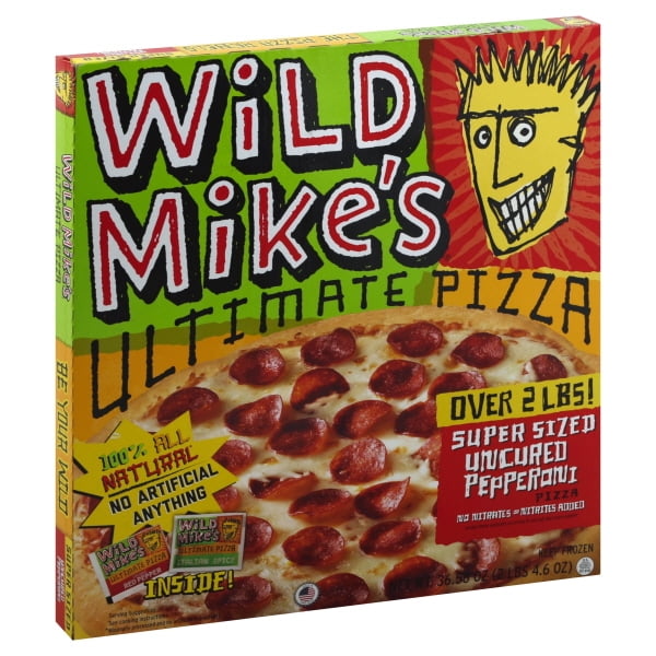 Wild Mike's Uncured Pepperoni Ultimate Pizza Super Sized, 36.58 oz