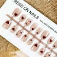 thumbnail image 6 of ZPAQI False Nails Tips Valentine's Day Press on Nails Nail Art Decoration for Women, 6 of 12