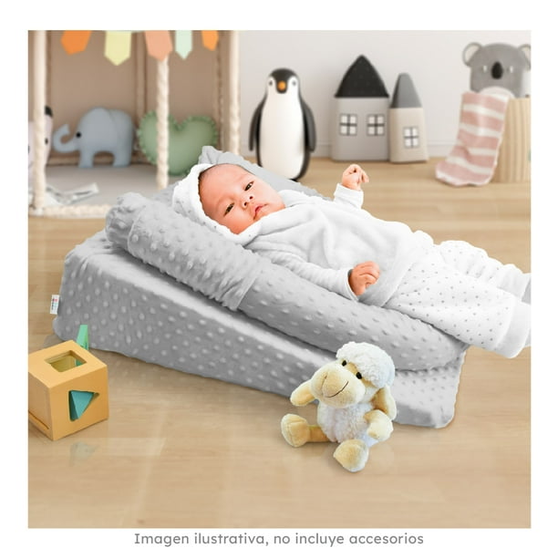 Cojin Antireflujo para bebe Gris Comodo Colchon Antirreflujo Bebe Ajustable Suave Red Baboon Arruru Cojin Antirreflujos para Bebe 100 Poliester Walmart en linea