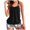 Black, variant on Summer Savings Clearance! Enjoytime Womans Swimsuit 2024 Tankini Swimsuits For Women Blouson Swim Tops With Boyshorts Athletic Two Piece Bathing Suits Swimwear