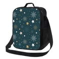 thumbnail image 1 of Balery Christmas Snowflake Caja de Almuerzo y Bolsa de Almuerzo para Hombres y Mujeres, Bolsa de Almuerzo Reutilizable con Gran Capacidad, Bolsa de Almuerzo Aislada, 1 of 7