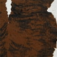 thumbnail image 4 of Linon Faux Hide Polyester Ex Brindle Cowhide Area Rug in Brown, 4 of 8