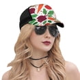 thumbnail image 5 of Disketp Vegetables Print Trucker Hat Men Women - Mesh Baseball SnapBack Cap, 5 of 7