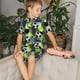 thumbnail image 4 of Balery Football Conjunto de Pijama Infantil de Manga Corta con Estampado – Ropa de Dormir de Algodón Suave-Medium, 4 of 6