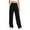 Black, variant on FAIWAD Cargo Pants for Girls Boys Casual Elastic High Waisted Sweatpants Unisex Outdoor Loose Wide Leg Joggers with Pockets