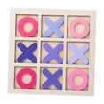 thumbnail image 1 of Juego de mesa Toe, juego de mesa de café, juegos de mesa de estrategia, clásico, hecho a mano, ceros Rosa, 1 of 9
