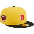 thumbnail image 1 of Men's New Era Yellow/Black Detroit Tigers Grilled 59FIFTY Fitted Hat, 1 of 5