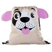 Party Favor Bags for Kids Animal Drawstring Backpacks, Goodie Bags for Birthday Parties