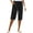 Black, variant on Wyobmus Capri Pants for Women High Waist Stretch Croped Capris Pants Loose Summer Work Casual Pants With Pockets S-3X Black
