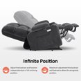 thumbnail image 2 of MCombo Dual Motor Power Lift Recliner with Massage and Heat for Big Elderly in Living Room, Fabric R7897, Medium-Wide, Dark Grey, 2 of 9