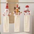 thumbnail image 4 of Festive Snowman Towel Ring Holder for Holiday Kitchen and Bathroom with Easy Installation, 4 of 5