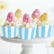 thumbnail image 3 of 50 piezas de envolturas para cupcakes para bodas, tazas de papel para hornear y forros para muffins para cumpleaños (azul y blanco, rayas), 3 of 6