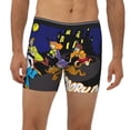 thumbnail image 2 of Lsque Scooby-Doo Pattern Men's Performance Stretch Underwear, Athletic Long Leg Briefs，Moisture-Wicking-Large, 2 of 6