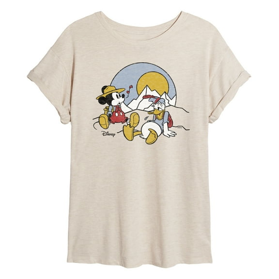Disney - Mickey Donald Rest - Women's Oversized T-Shirt