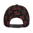 thumbnail image 3 of Lsque Red Snake Baseball Cap Trucker Low Profile Hat Golf Dad Hat Adjustable Original Classic Unconstructed Plain Cap Men Women, 3 of 9