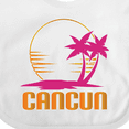 thumbnail image 4 of Inktastic Cancun Mexico Sunset Girls Baby Bib, 4 of 4