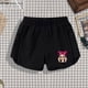 thumbnail image 2 of Odeerbi 3-9 Años Niñas Verano Algodón Dopaina Pantalones Cortos Impresión Linda Entrenamiento Deportivo Pantalones Cortos Cintura Elástica Pantalones Cortos Casuales, 2 of 6