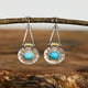 thumbnail image 1 of Pendientes de aleación Heldig estilo étnico vintage turquesa, 1 of 2