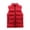 Red, variant on Jackets for Men, Men's Puffer Vest Winter Sleeveless Lightweight Jackets | Full Zip Solid Color Soft Comfortable Jackets Outdoor Warm Zipper Outerwear Vests
