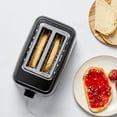 thumbnail image 4 of Oster 2-Slice Toaster with Custom Bagel Setting and Extra-Wide Slots, Black, 4 of 5