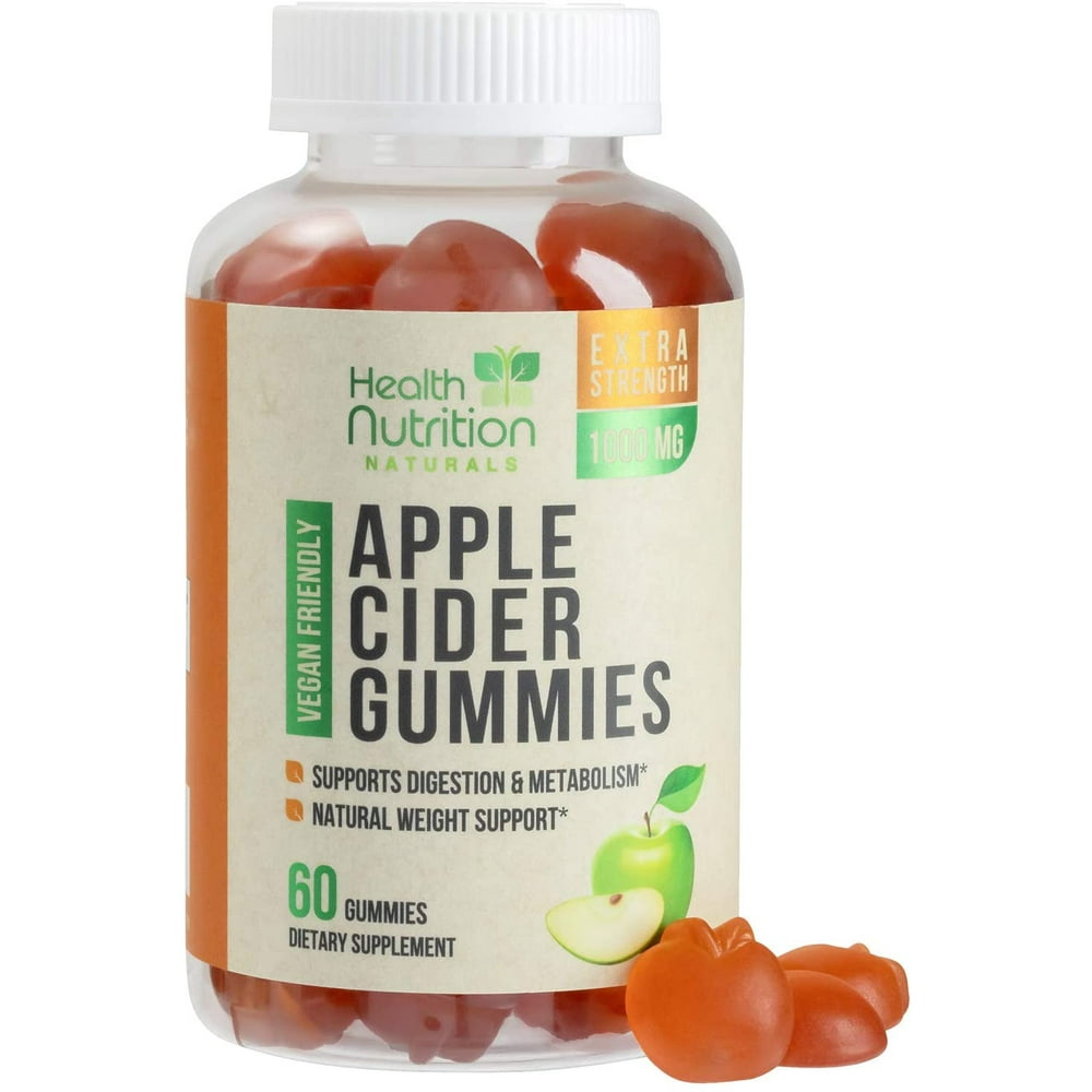 Health Nutrition Apple Cider Vinegar Gummy Highest Potency Acv Gummy Vitamin 60 Gummies