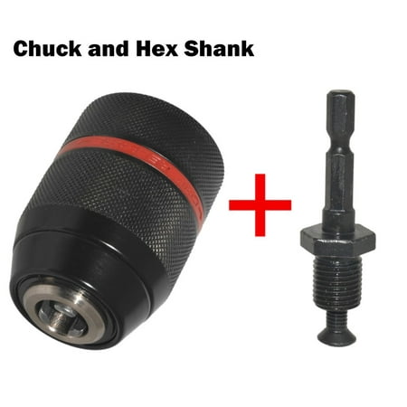 

Metal Heavy Duty 1/2-20UNF 13mm Drill Chuck Hex Shank/SDS/Socket Square Adaptor