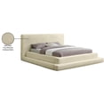 thumbnail image 6 of Bowery Hill Contemporary Textured Soft Cream Corduroy Queen Bed, 6 of 8