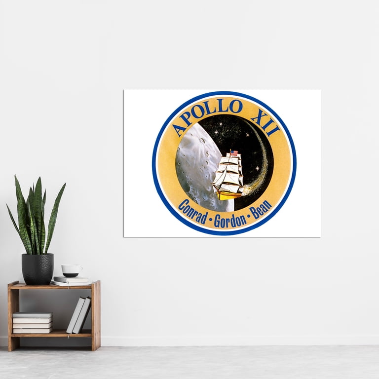 Apollo 12 Mission Patch Apollo 8, 1968 Project Apollo Mission Patch