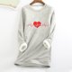 thumbnail image 1 of Ichuanyi liquidación mujer gruesa sudadera de vellón de manga larga estampado de manga ICHUANYI WER202308182044, 1 of 3