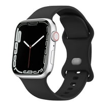 Wanme Bands Compatible with Apple Watch 38mm 40mm 41mm 45mm 44mm 42mm 49mm for Women Mne, Colorful & Soft Silicone Strap for iWath SE Series 9 8 7 6 5 4 3 2 1 Ultra