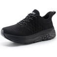 thumbnail image 1 of AVW Womens Non Slip Work Shoes Water Resistant Walking Sneakers Food Service Chef Kitchen Shoes Black, 1 of 6
