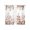 Brown, variant on Brown Red Eucalyptus Leaves Sheer Curtains 63 Inch Length 2 Panels Set Window Treatments, Watercolor Spring Summer Botanical Rod Pocket Semi Curtains for Living Room/Bedroom/Kitchen, 104"W x 63"L