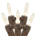 thumbnail image 4 of Novelty Lights Clear 20 Light Incandescent Craft Mini Christmas String Lights Brown Wire 8.5 feet, 4 of 4