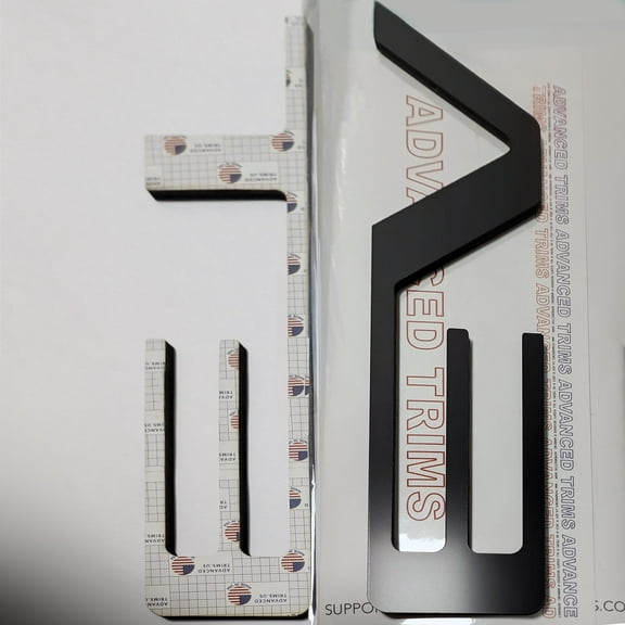 Tailgate Raised Plastic Letters Inserts Compatible with Colorado 2023 2024 (Matte Black)