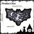 thumbnail image 3 of XKHHLH Halloween Bat Serving Platters, Wood Bat Shaped Plate for Candy Snack Salad Cookie Fruit for Halloween Table Decorations Supplies, 3 of 7