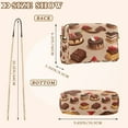 thumbnail image 4 of FORMRS Women Crossbody Purse with Chain Strap Vegan Leather Shoulder Handbag, Creamy Cake, 4 of 7