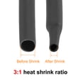 thumbnail image 4 of Uxcell Heat Shrink Tubing Shrinkable Tube Electrical Cable Sleeves 0.37"x0.69"x3.3ft, 4 of 5