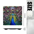 thumbnail image 2 of High Precision Body Weight Scale Smart Bathroom Scales with Large LCD Display(400lbs),Decorative for Bedroom-Majestic Peacock Displaying Vibrant Plumage With Blue And Green, 2 of 4