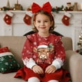 thumbnail image 2 of Garronmavis Christmas Highland Cow Toddler Girl Sweatshirt 5T Stylish Ruffle Long Sleeve Girls Top Fashion Girls Pullover Crewneck Sweatshirt Warm Fall Winter Clothes for Outdoor Activities, 2 of 7