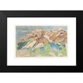 thumbnail image 2 of Reijer Stolk 14x11 Black Modern Framed Museum Art Print Titled - Mountain Landscape (1936 - 1938), 2 of 5