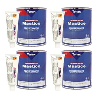 Tenax Travertine Filler - 1 liter (Pack of 4)