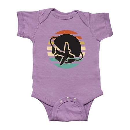 

Inktastic Airplane Trip Vintage Travel Gift Baby Boy or Baby Girl Bodysuit