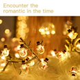 thumbnail image 5 of Christmas String Light 9.8 ft 30 LED String Lights Waterproof Battery Operated Christmas Tree Lights for Xmas Indoor Outdoor Decorations(Santa Claus, Snowman, Reindeer), 5 of 8