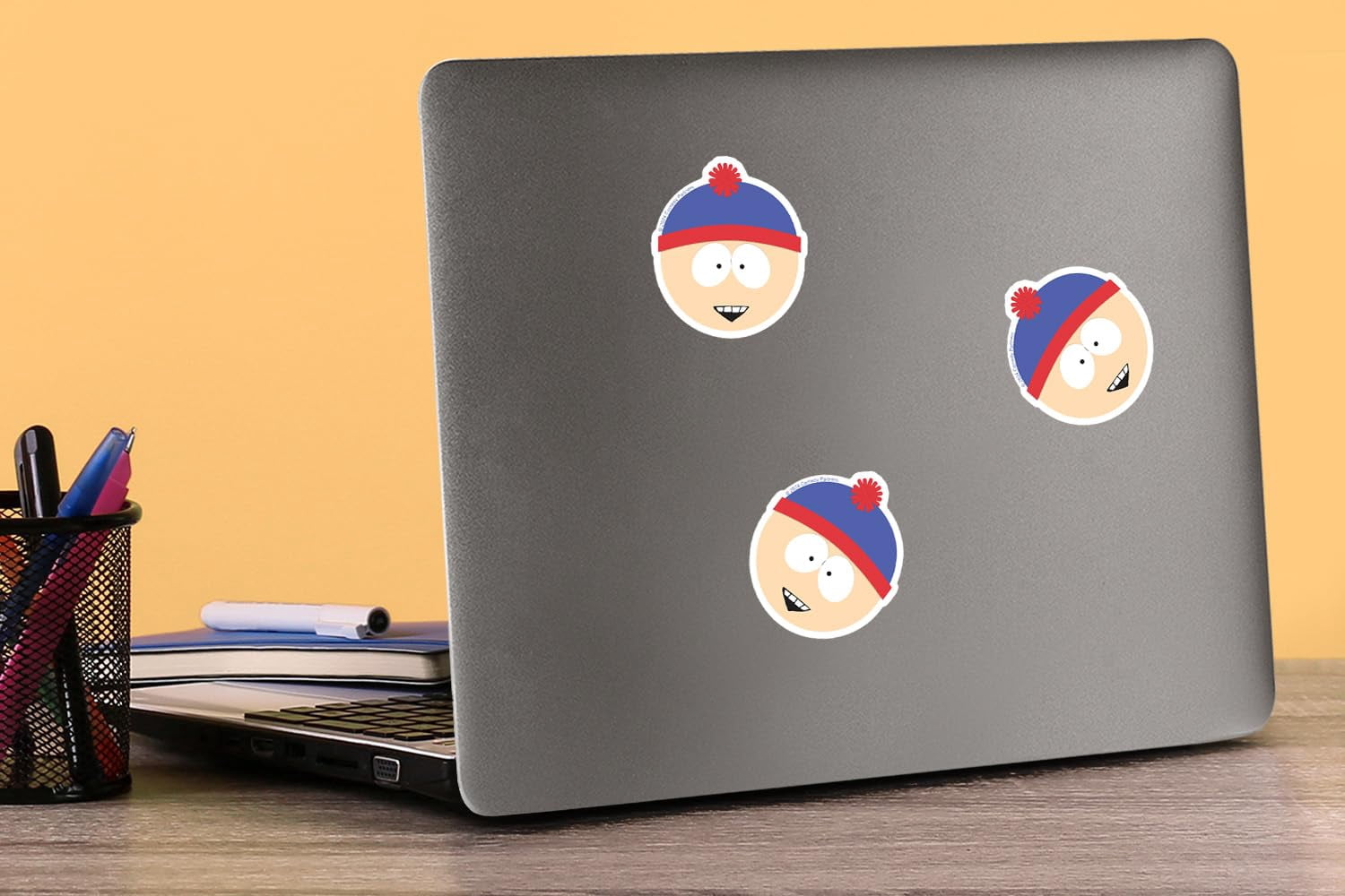South Park Stan Face Sticker Pack  Die-Cut Vinyl Large Deluxe Stickers Variety Pack for Laptop, Water Bottle, Scrapbooking, Tablet & Indoor Use  Set of 200