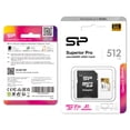 thumbnail image 3 of Silicon Power 512GB Micro SD Card U3 SDXC microsdxc High Speed MicroSD Memory Card with Adapter, 3 of 6