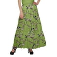 thumbnail image 1 of Moomaya Jupes Évasées Imprimées pour Femmes Vêtements Décontractés d'Été, 1 of 6